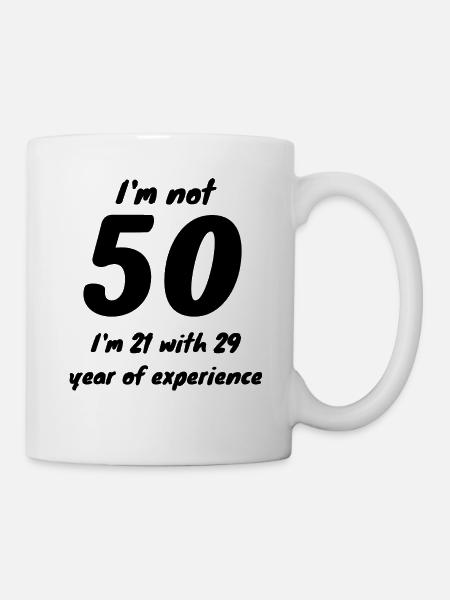 50th birthday - Mug - white