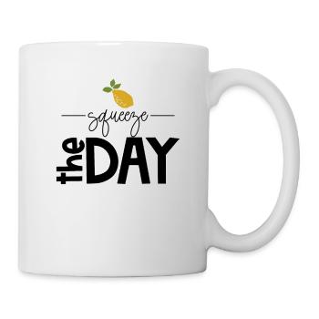 Citron motivation citation - Mug blanc - blanc - Droite