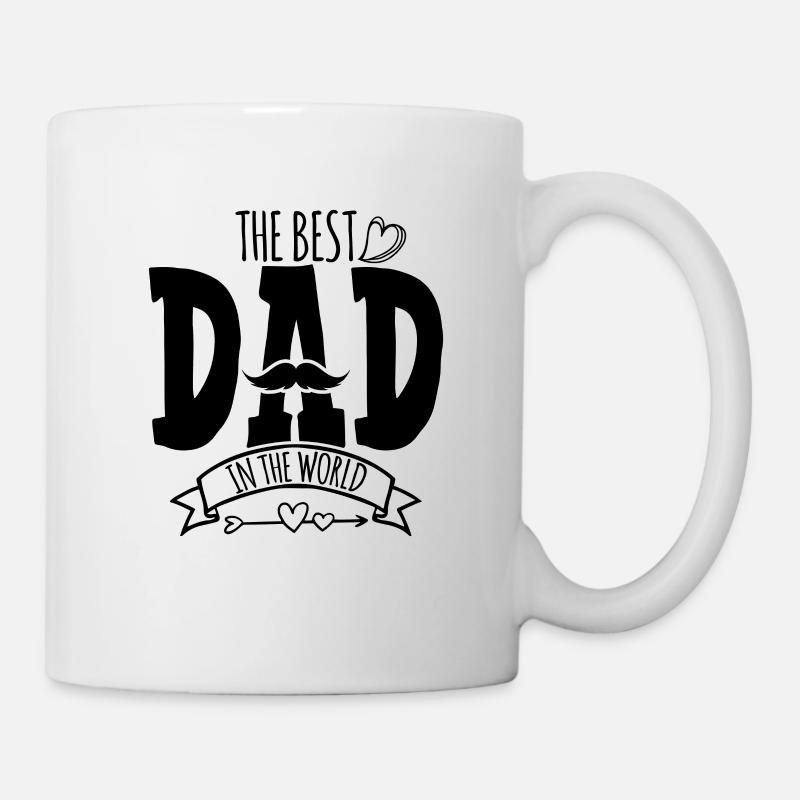 Vatertag Geschenk Bester Papa - Tasse - Weiß
