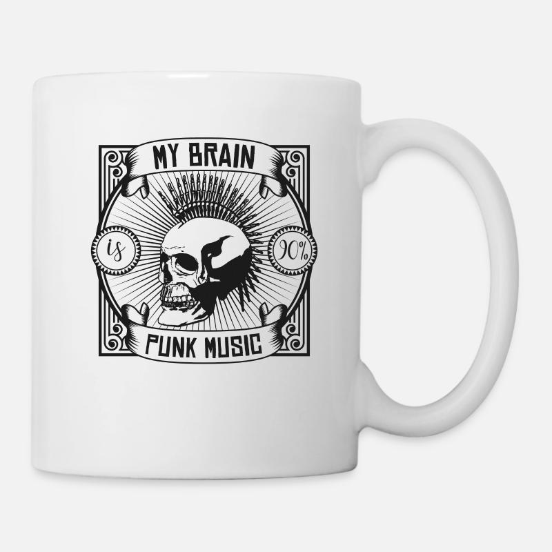 Anarchie Anarchistisches Symbol Punk Rock Spruch - Tasse - Weiß