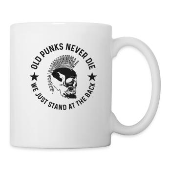 Old Punk Punker Punk Rock Rock Grandpa Lustig - Mug - white - Right