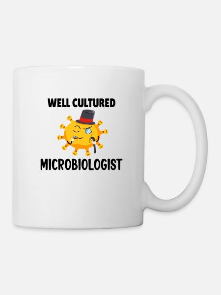 Microbiologist Microbiology Biology teacher Gift - Mug blanc - blanc