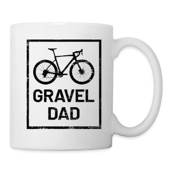 Gravel Dad Gravel Bike Rad Bikepacking Gravelbike - Tasse - Weiß - Rechts