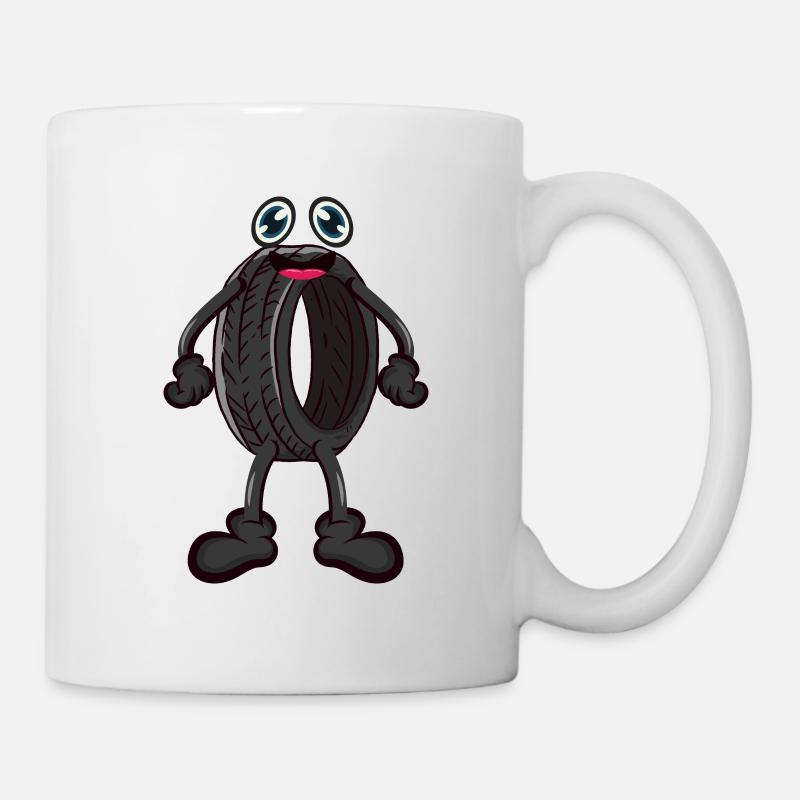 Tires car tyres - Mug - white