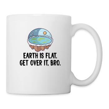 Flat Earth Theory Flat Earth Army Earth - Tasse - Weiß - Rechts