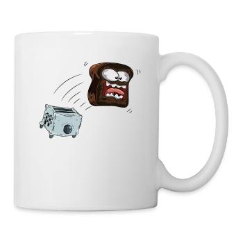 Toast Frühstück - Tasse - Weiß - Rechts
