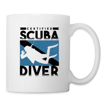 Scuba Diver Certified Scuba Diver - Mug - white - Right