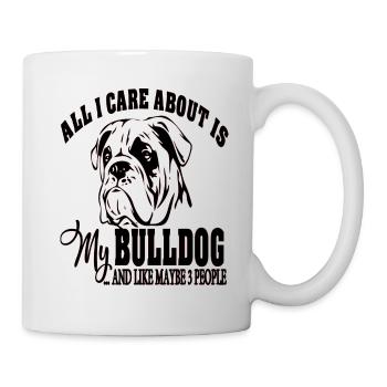 Cadeau de chien bouledogue anglais - Mug blanc - blanc - Droite