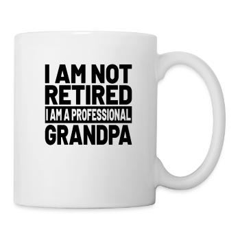 Retirement Retiree Grandpa : Professional Grandpa - Mug - white - Right