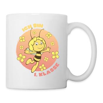 Biene Maja Ich bin 1. Klasse - Tasse - Weiß - Rechts