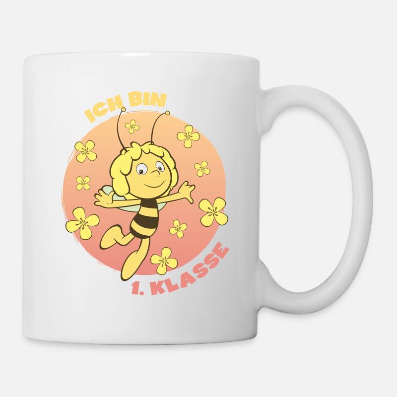 Biene Maja Ich bin 1. Klasse - Tasse - Weiß