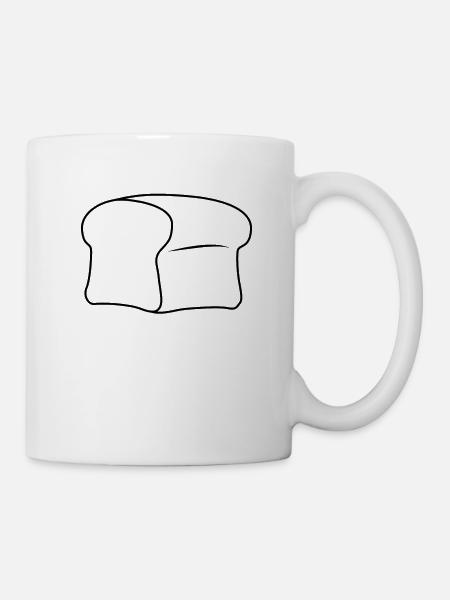 Brot Bäcker - Tasse - Weiß