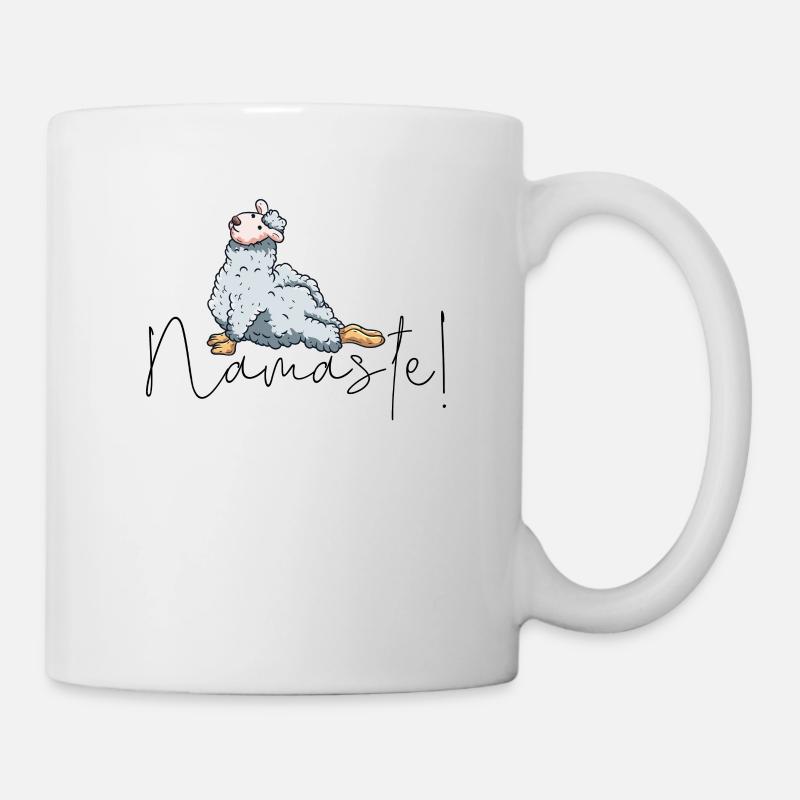 Yoga Namaste - Mug blanc - blanc