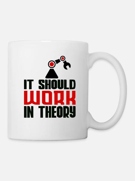 Robotics Machine Learning Robotics Engineering - Mug blanc - blanc