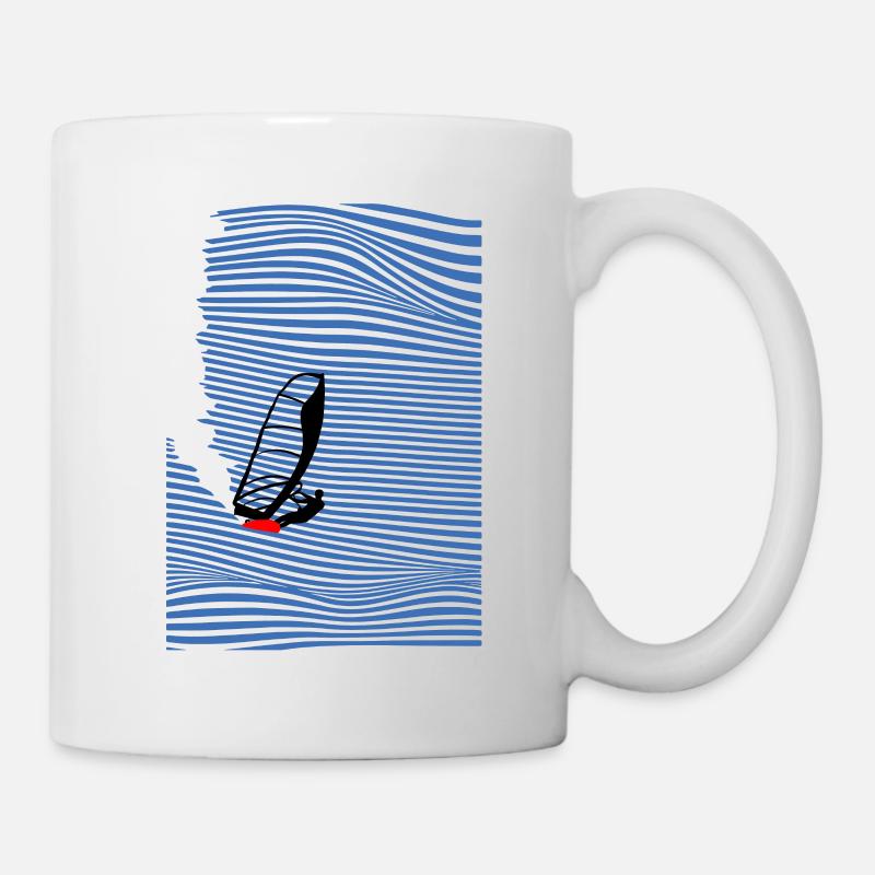 Windsurfers Windsurfing Wave - Mug - white