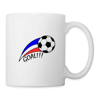 Football France Cool humor football - Mug - white - Right