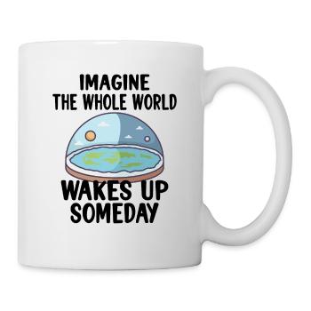 Flat Earth Theory Flat Earth Army Earth flat Gift - Tasse - Weiß - Rechts