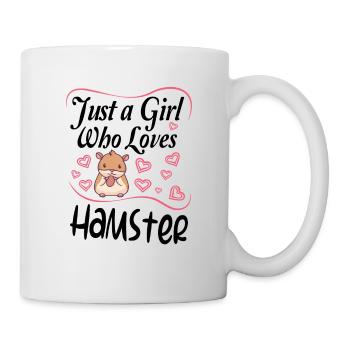 Hamster Hamsters : just a girl who loves Hamster - Mug - white - Right