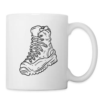 Hiking Hiking boot - Mug - white - Right