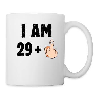 I am 29 plus one - Mug - white - Right