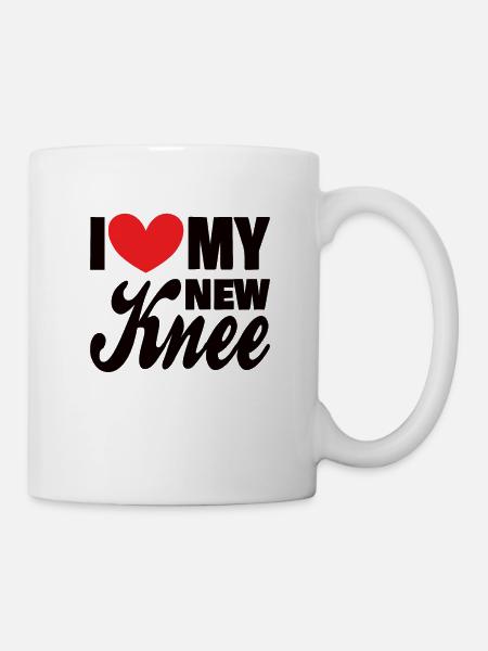 KNEE REPLACEMENT SURGERY Gift Idea - Mug - white