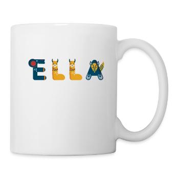 Ella - Tasse - Weiß - Rechts