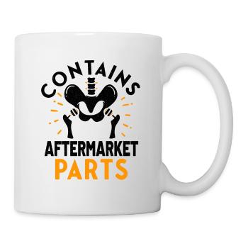 Hip Replacement Hip Surgery Post-OP Gift idea - Mug - white - Right