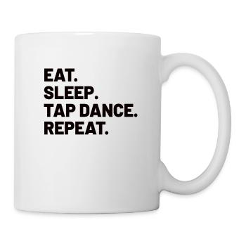 STEPPTANZ STEPPTANZLEHRER Geschenkidee - Tasse - Weiß - Rechts