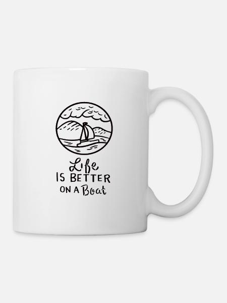 Sailing Sailing Boat - Mug - white