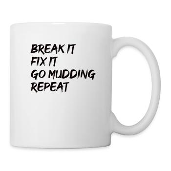 Quad Racing ATV Quad Bike Gift - Mug blanc - blanc - Droite