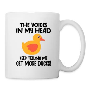 Rubber Ducks Bird Hunting Duck Lovers Gift - Mug - white - Right