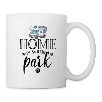 Wohnmobil Camping - Tasse - Weiß - Rechts