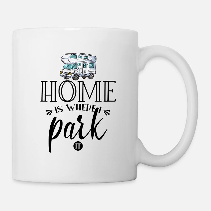 Motorhome Camping - Mug - white