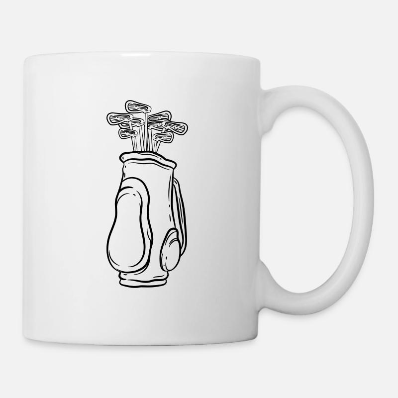 Golfer Golf - Tasse - Weiß