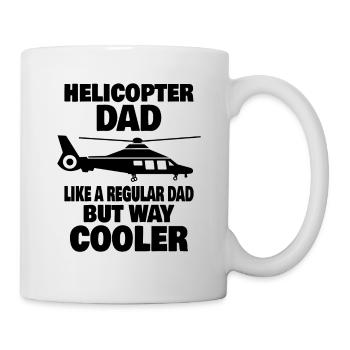 Helicopter Pilot Aviation Helicopter Dad - Mug - white - Right