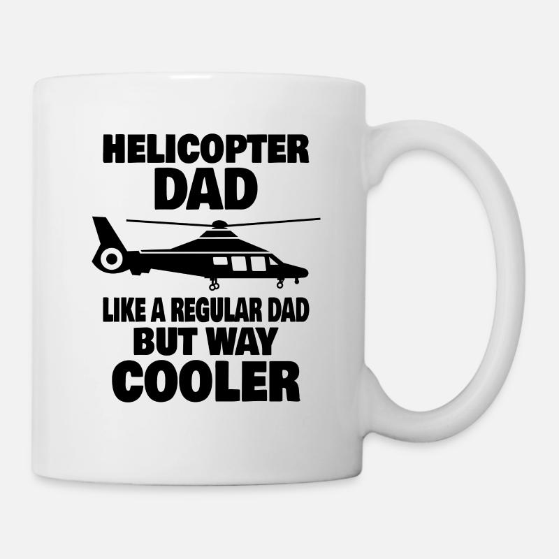 Pilote d’hélicoptère hélicoptère hélicoptère hélicoptère hélicoptère - Mug blanc - blanc