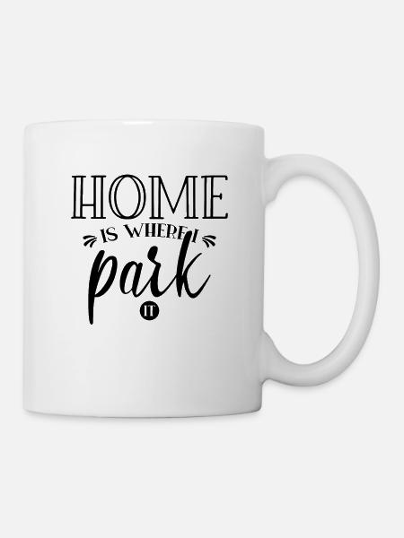 Camping Wohnmobil - Tasse - Weiß