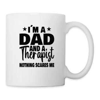 Dad Therapist : I am a Dad and a Therapist - Mug - white - Right