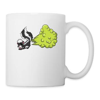 Stinktier Pups - Tasse - Weiß - Rechts
