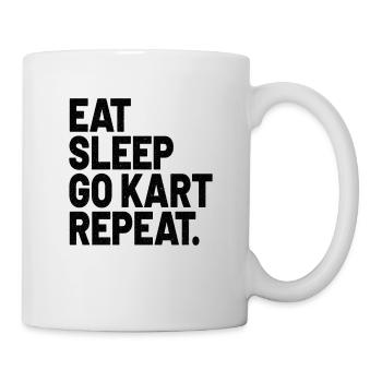 Go Kart Racing Go Kart Cars Go Karting Go-Karter - Mug blanc - blanc - Droite