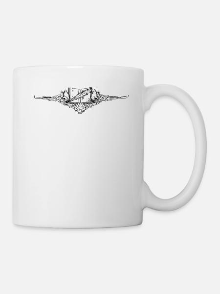 Buch - Tasse - Weiß