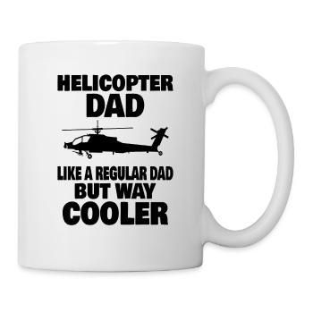 Helicopter Pilot Aviation Helicopter Dad - Mug - white - Right