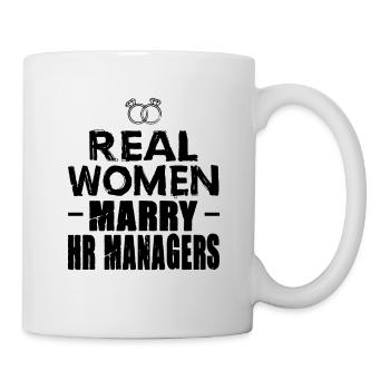 HR Manager Gift Real Women marry HR Manager - Mug - white - Right