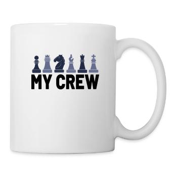 Schachspieler Schachbrett Schachspiel Brettspiel - Tasse - Weiß - Rechts