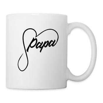 Papa Heart - Mug - white - Right
