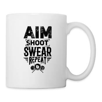 Billard Snooker - Tasse - Weiß - Rechts