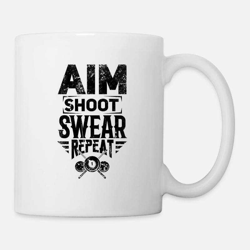 Billiard Snooker - Mug - white