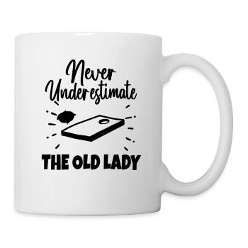Cornhole Throwing Cornhole joueur Amoureux de Cornhole - Mug blanc - blanc - Droite