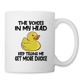Rubber Duck Ducks Bird Hunt Duck lover Cute Duck - Mug - white - Right