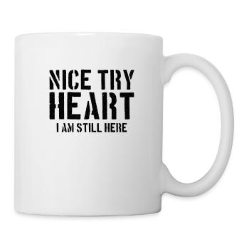 Heart Attack Open Heart Surgery Heart Surgery Gift - Mug - white - Right